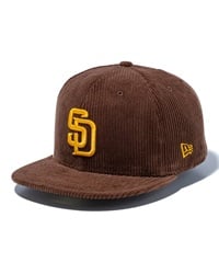 NEW ERA ニューエラ キャップ 帽子 59FIFTY MLB Corduroy コーデュロイ サンディエゴ・パドレス キャメル 14307718(BR-7)