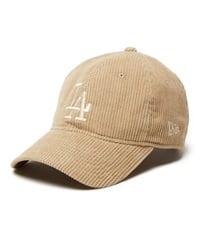 NEW ERA ニューエラ キャップ 帽子 9TWENTY MLB Corduroy コーデュロイ ロサンゼルス・ドジャース ベージュ 14307651(BR-FREE)