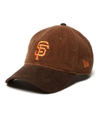 NEW ERA ニューエラ キャップ 帽子 9TWENTY MLB Corduroy コーデュロイ サンフランシスコ・ジャイアンツ キャメル ブラウンバイザー 14307649(BR/BR-FREE)