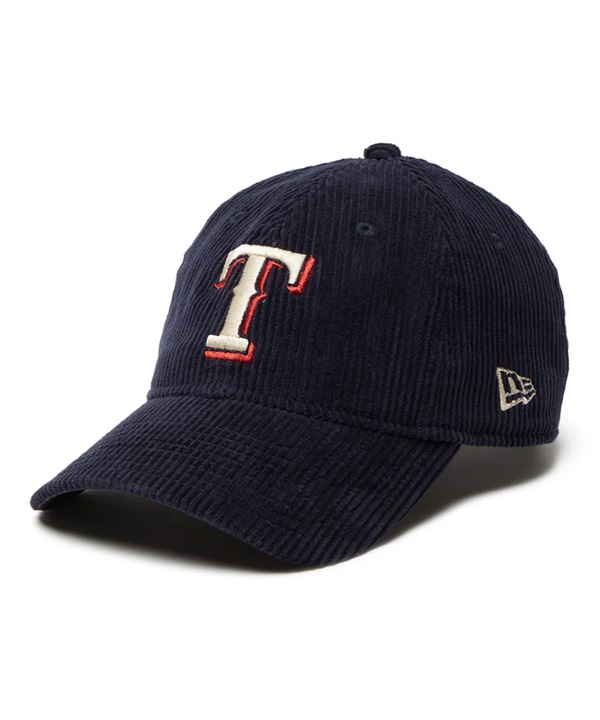 NEW ERA ニューエラ キャップ 帽子 9TWENTY MLB Corduroy コーデュロイ テキサス・レンジャーズ ネイビー 14307648