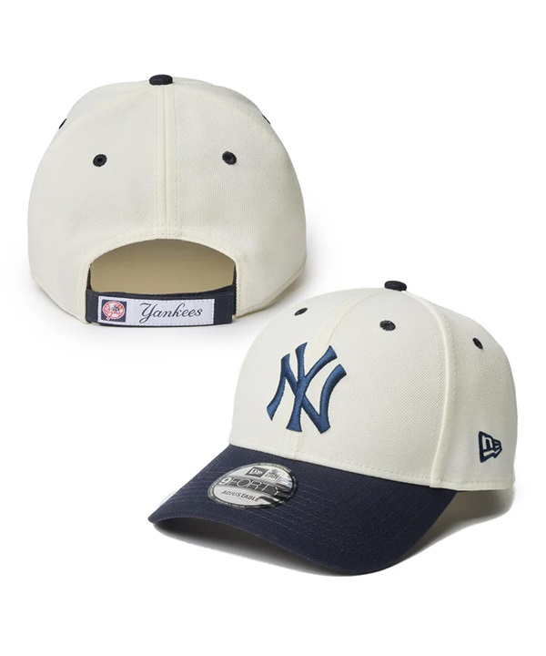 NEW ERA ニューエラ キャップ 帽子 9FORTY MLB Color Custom ニューヨーク・ヤンキース クローム バイザーネイビー 14307467