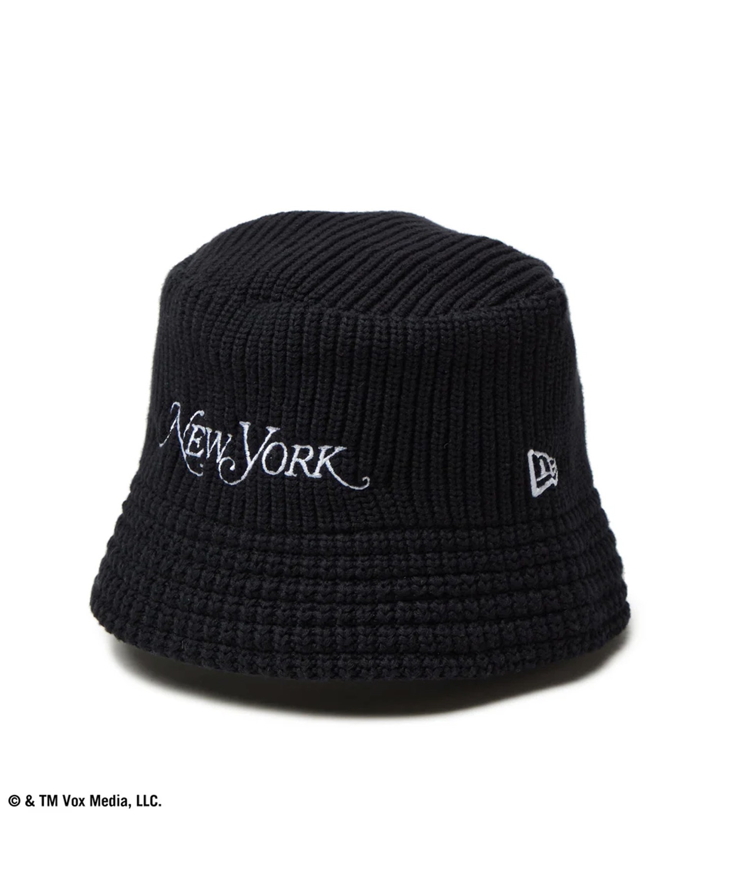 NEW ERA ニューエラ ハット 帽子 ニットバケット New York Magazine ブラック 14363630(BK-SM)