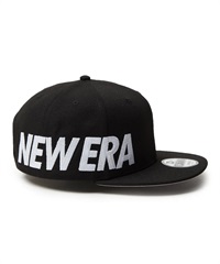 NEW ERA ニューエラ キャップ 帽子 9FIFTY Essential エッセンシャル チェーンステッチ ワードマークロゴ ブラック 14307457(BK-ML)