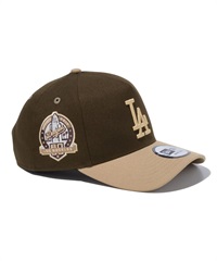 NEW ERA ニューエラ キャップ 帽子 9FORTY A-Frame Iced Latte ロサンゼルス・ドジャース ウォルナット キャメルバイザー 14109757