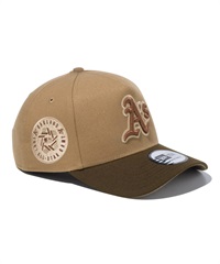 NEW ERA ニューエラ キャップ 帽子 9FORTY A-Frame Iced Latte オークランド・アスレチックス カーキ ウォルナットバイザー 14109753