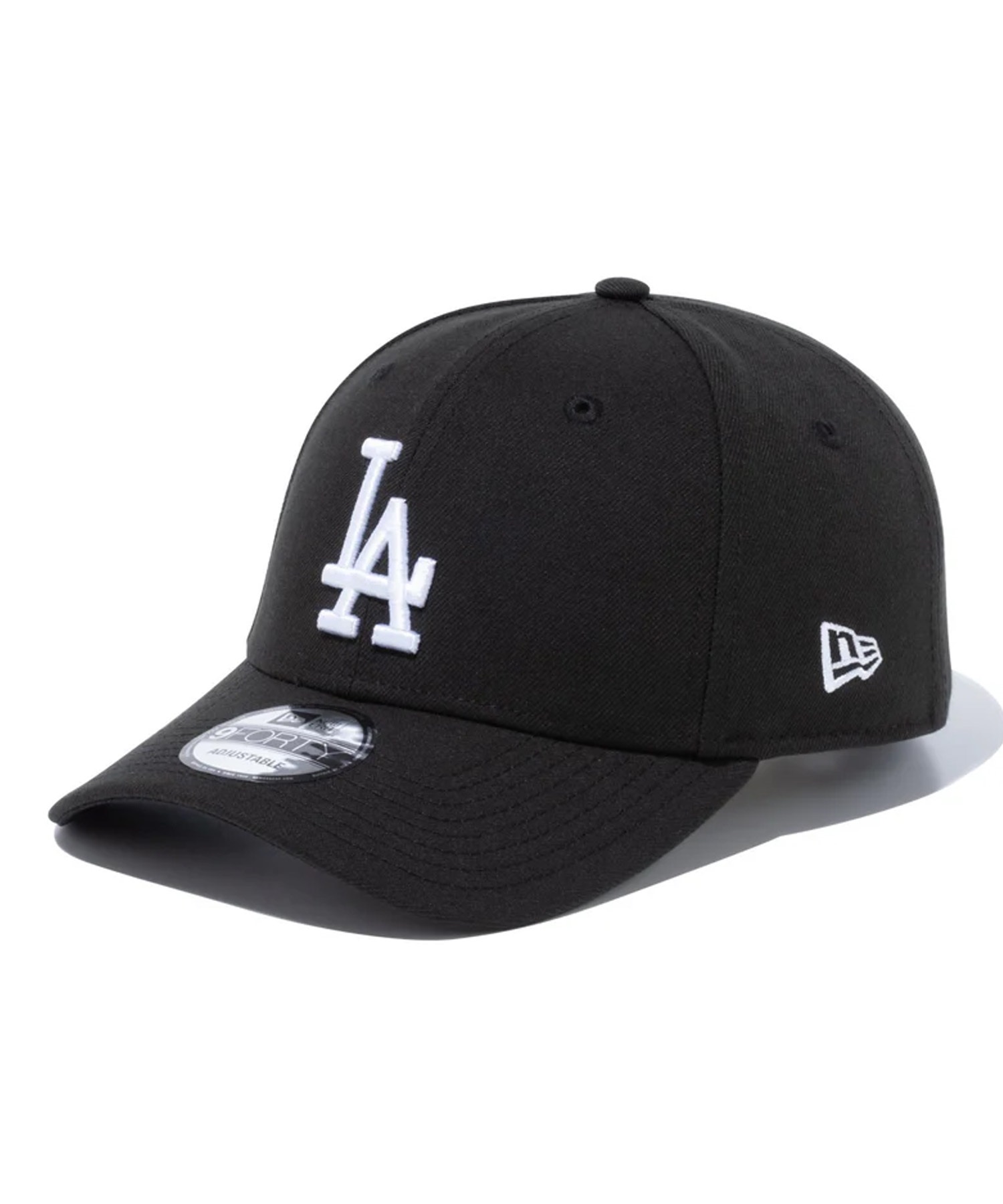 NEW ERA ニューエラ キャップ 帽子 9FORTY ロサンゼルス・ドジャース ブラック × ホワイト 13562124(BLK-FREE)