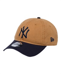 NEW ERA/ニューエラ 9TWENTY MLB Washed Duck ニューヨーク・ヤンキース ライトブロンズ ネイビーバイザー 14109836 キャップ