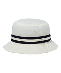 NEW ERA/ニューエラ バケット01 Striped Band Bucket クロームホワイト/ネイビー 14109559 ハット