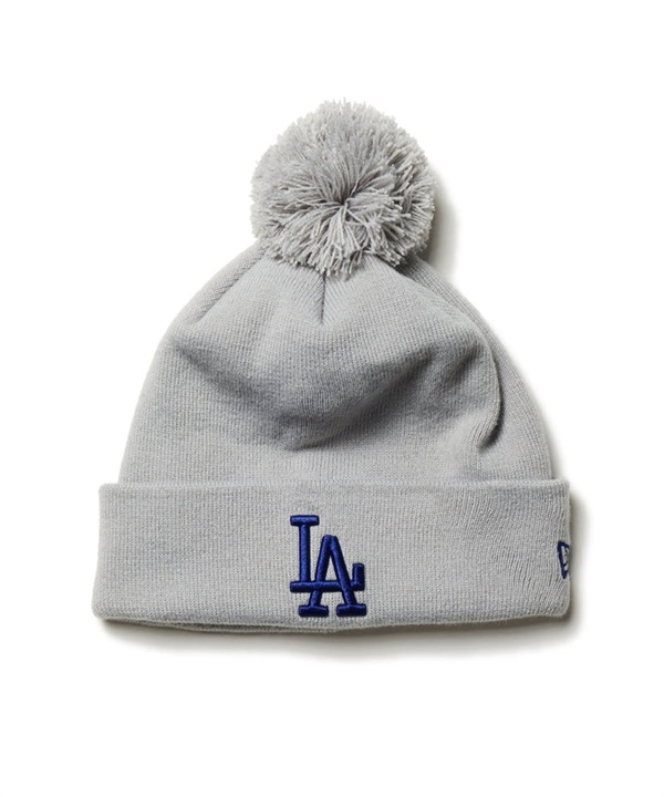 NEW ERA ニューエラ ビーニー MLB  ロサンゼルス・ドジャース ポンポンニット リブ POM PON KNIT 14312115