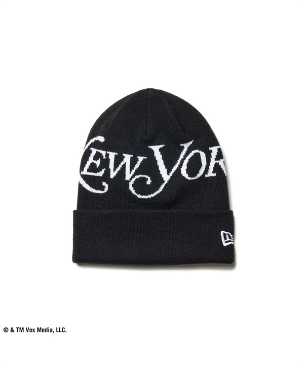 NEW ERA ニューエラ ビーニー ニットキャップ ニット帽 帽子 ベーシック カフニット New York Magazine ブラック 14350646