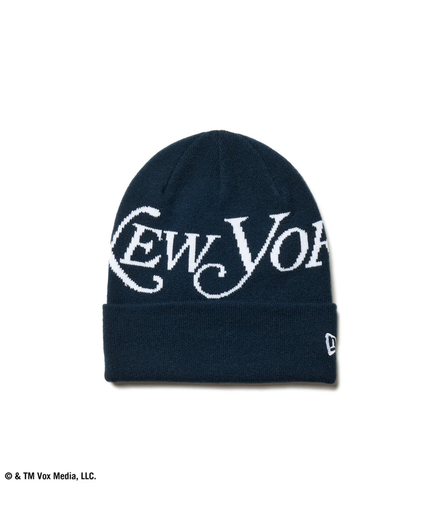 NEW ERA ニューエラ ビーニー ニットキャップ ニット帽 帽子 ベーシック カフニット New York Magazine ネイビー 14350645(NVY-ONE)