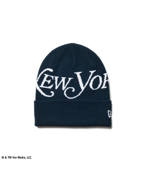 NEW ERA ニューエラ ビーニー ニットキャップ ニット帽 帽子 ベーシック カフニット New York Magazine ネイビー 14350645