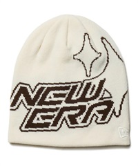 NEW ERA ニューエラ ビーニー ニットキャップ ニット帽 帽子 ベーシック ビーニー Sparkle Logo オフホワイト 14312233(OWHI-ONE)