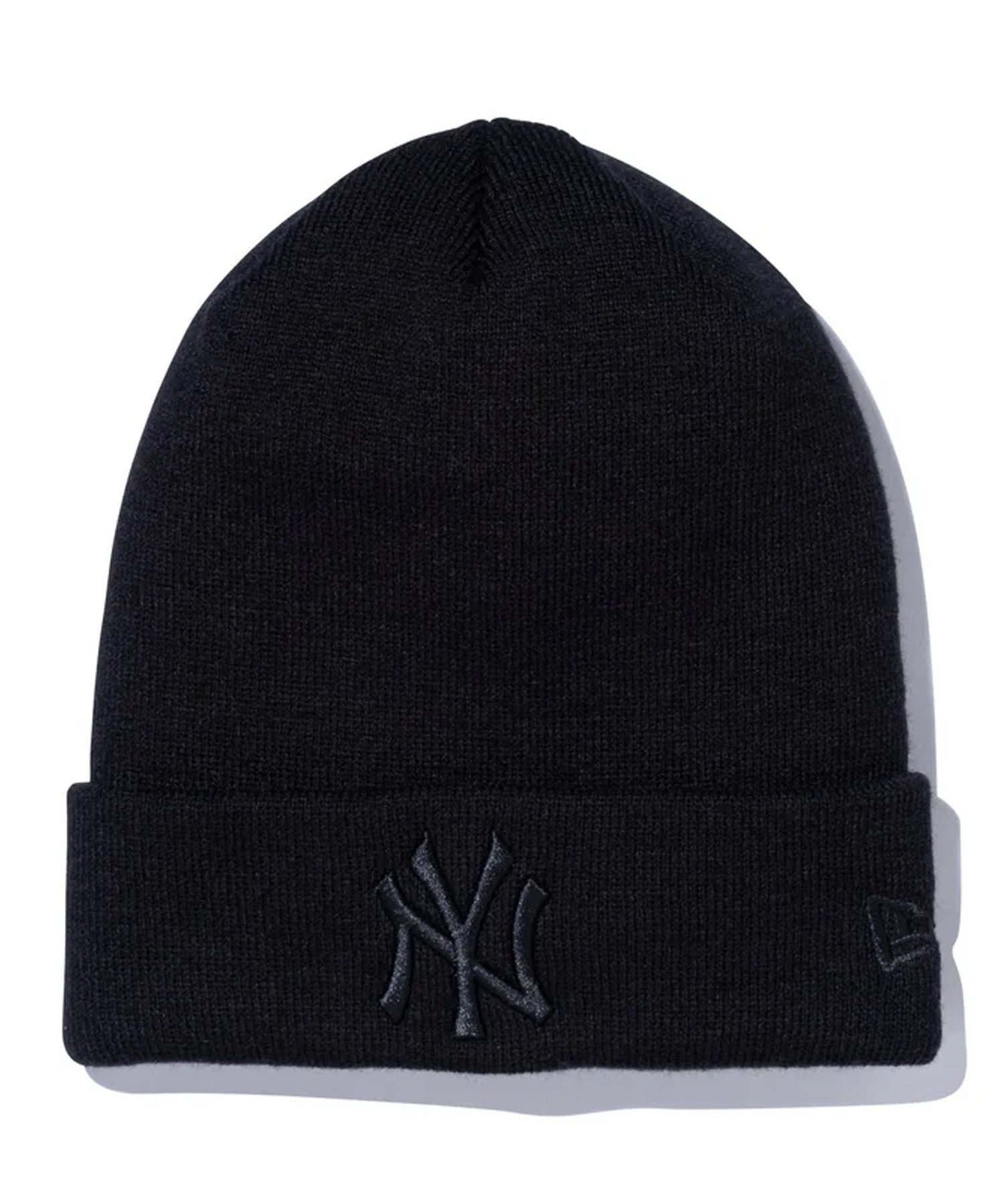 NEW ERA ニューエラ ビーニー ニットキャップ ニット帽 帽子 ベーシック カフニット New York Yankees ニューヨーク・ヤンキース ブラック 13751335(BLK-ONE)