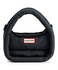 HUNTER ハンター ハンドバッグ クロスボディバッグ 2WAY 3.75L フレイムド パファー ミニ ホーボー UBX3711KBM(BLK-ONE)