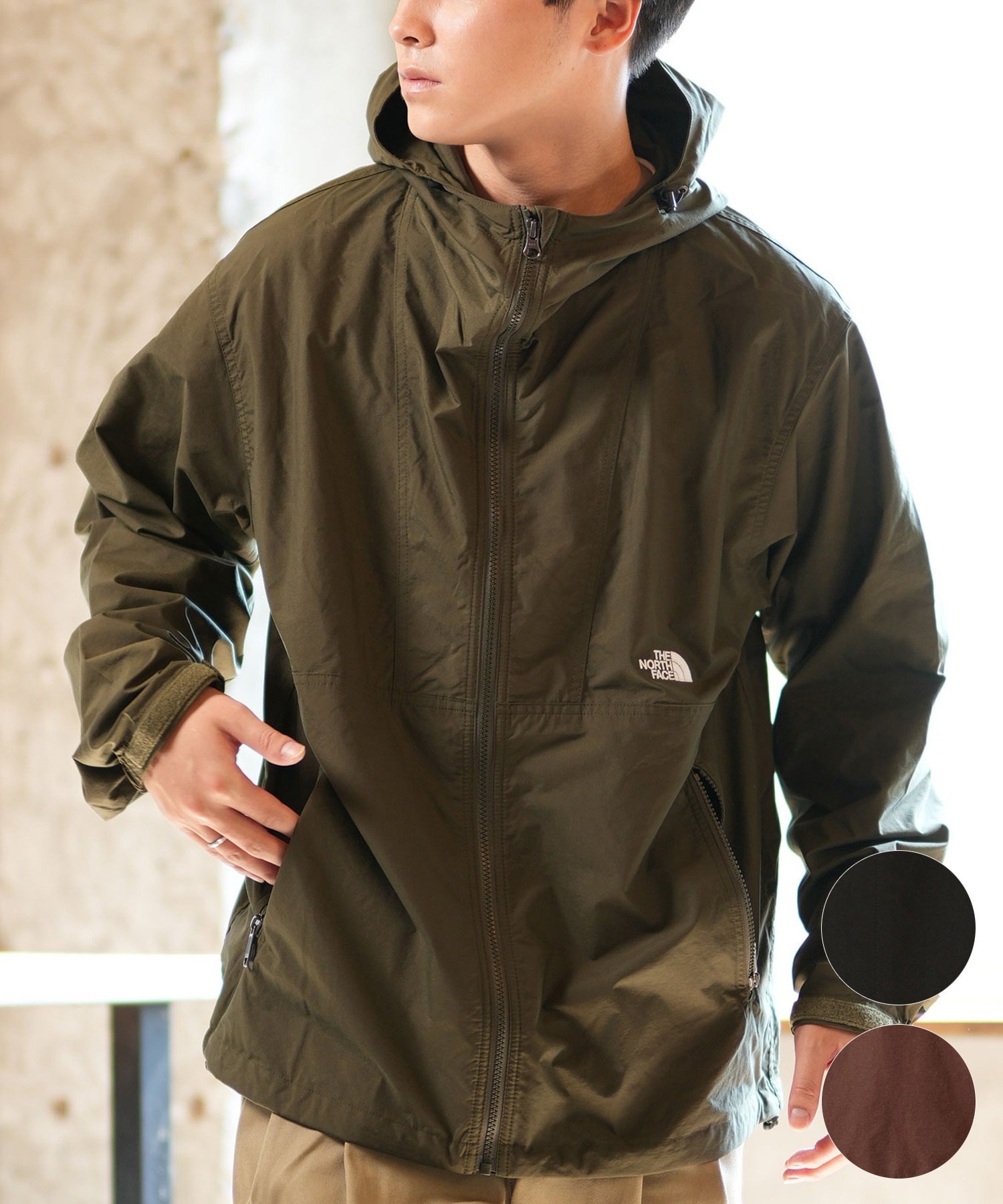 THE NORTH FACE ノースフェイス アウター メンズ 撥水 防風 パッカブル COMPACT JACKET コンパクトジャケット NP72230(K-S)