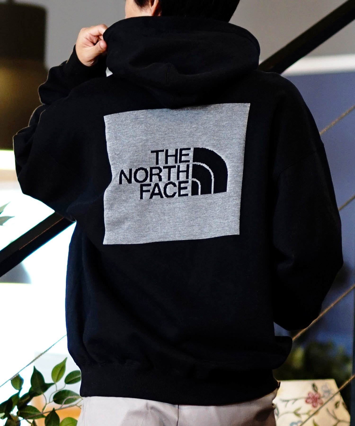 THE NORTH FACE ザ・ノース・フェイス パーカー プルオーバー メンズ バックプリント ジャガードバックスクエアロゴフーディ  NT62437 パーカー｜ムラサキスポーツオンラインストア 通販