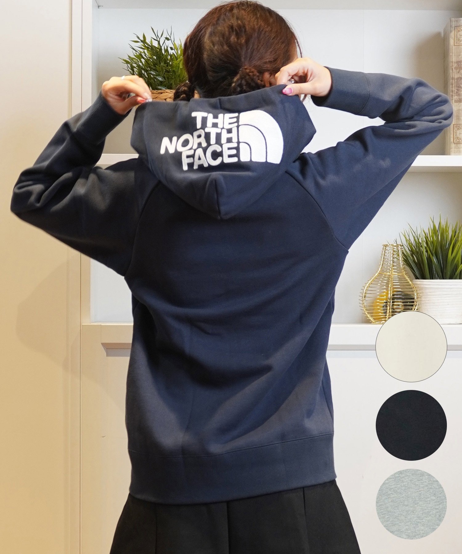 THE NORTH FACE ザ・ノース・フェイス パーカー ジップアップ Rearview Full Zip Hoodie リアビューフルジップフーディ NTW12442(OW-M)