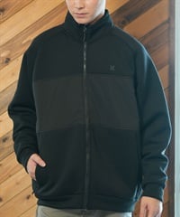 Hurley ハーレー トレーナー メンズ スウェット トラックジャケット ジップアップ バックプリント セットアップ対応 MCFF242007(BLK-S)