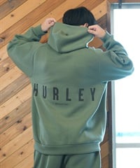 Hurley ハーレー パーカー メンズ プルオーバー ロゴ バックプリント セットアップ対応 MCFF242001(SAGE-S)