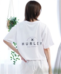 Hurley ハーレー ラッシュガード レディース 水陸両用 半袖 Tシャツ クロップド丈 UVカット WUT2421002