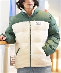 BILLABONG ビラボン アウター 中綿 メンズ ボアフリースジャケット BOA FLEECE PUFF JK BE012-764(GRN-M)