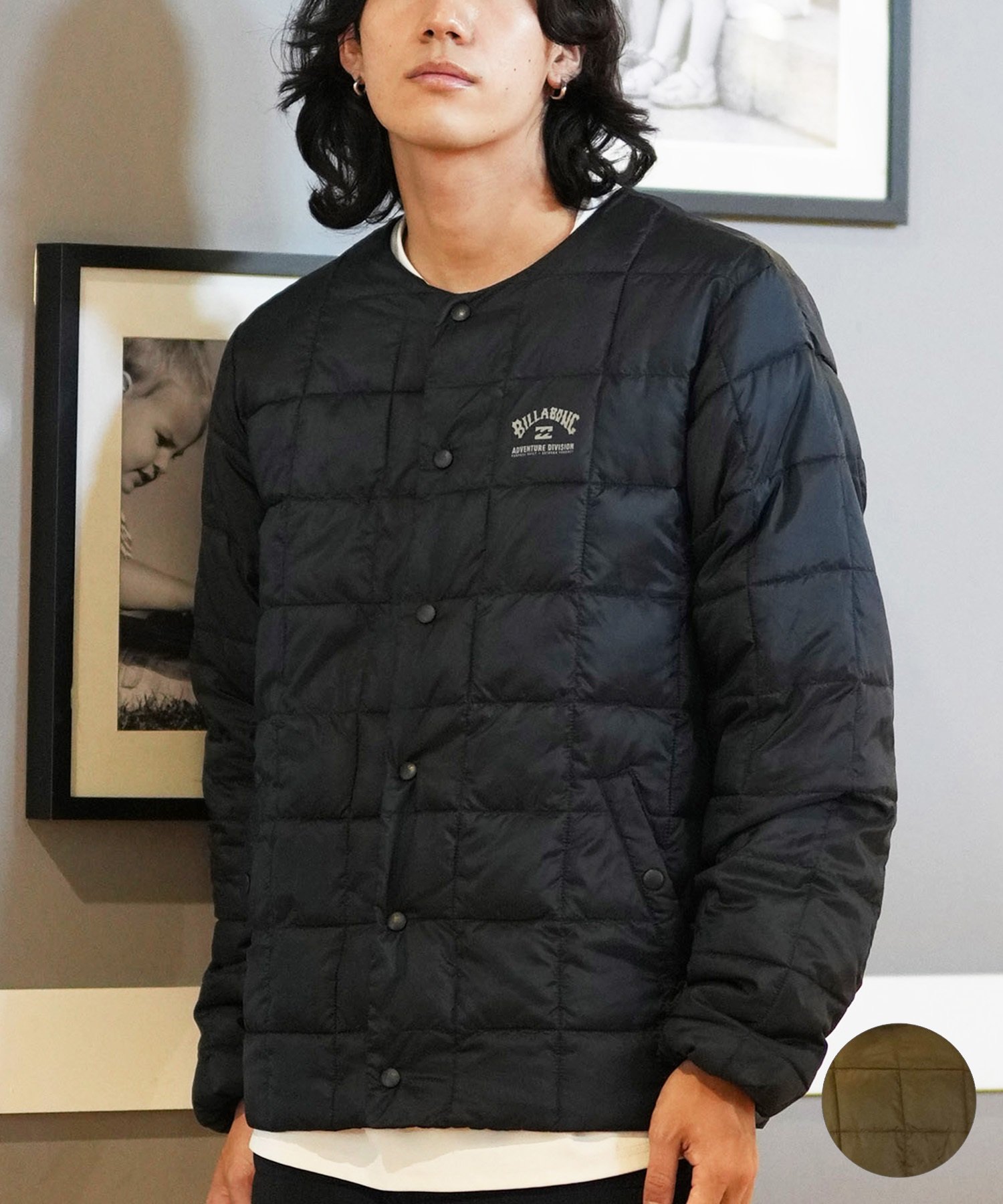 BILLABONG ビラボン アウター 中綿 メンズ ジャケット インナー ポケッタブル INNER PUFF JKT BE012-752(DML-M)