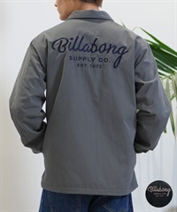 BILLABONG ビラボン アウター コーチジャケット メンズ バックロゴ 刺繍 BE012-750(GRY-M)