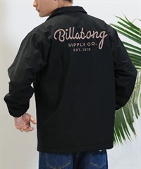 BILLABONG ビラボン アウター コーチジャケット メンズ バックロゴ 刺繍 BE012-750(BLK-M)