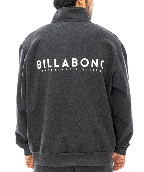 BILLABONG ビラボン トレーナー ハーフジップ メンズ スウェット バックプリント 撥水加工 セットアップ対応 BE012-016