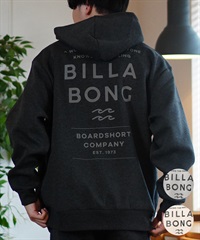 BILLABONG ビラボン パーカー プルオーバー メンズ スウェット フーディー バックプリント ストレッチ 撥水加工 セットアップ対応 BE012-022(GRH-M)