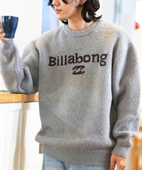 BILLABONG ビラボン セーター メンズ ニット ブランドロゴ CREW NECK BE012-601(GRY-M)