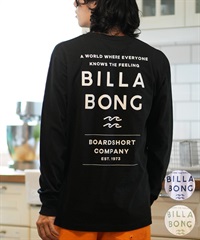 BILLABONG ビラボン 長袖 Tシャツ メンズ バックプリント レギュラーフィット DECAF BE012-050