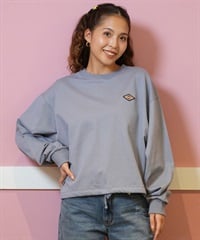 BILLABONG ビラボン トレーナー レディース クロップド丈 クルーネック 2WAY ワンポイント BE014-023(BMN0-M)