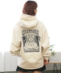 BILLABONG ビラボン パーカー プルオーバー レディース スウェット フーディー バックプリント ルーズシルエット 裏起毛 BE014-015(SEZ0-M)