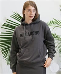 BILLABONG ビラボン パーカー プルオーバー レディース スウェット フーディー ケーブル柄 ルーズフィット 裏起毛 セットアップ対応 BE014-012