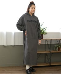 BILLABONG ビラボン ワンピース レディース パーカー マキシ丈 裏毛 BE014-355