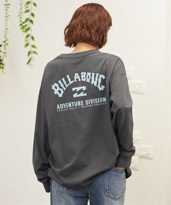 BILLABONG ビラボン 長袖 Tシャツ レディース ロンT バックプリント ルーズシルエット BE014-058