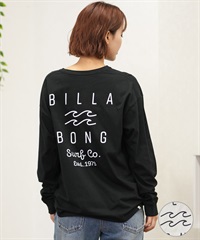 BILLABONG ビラボン 長袖 Tシャツ レディース ロンT 発泡プリント オーバーサイズ BE014-051