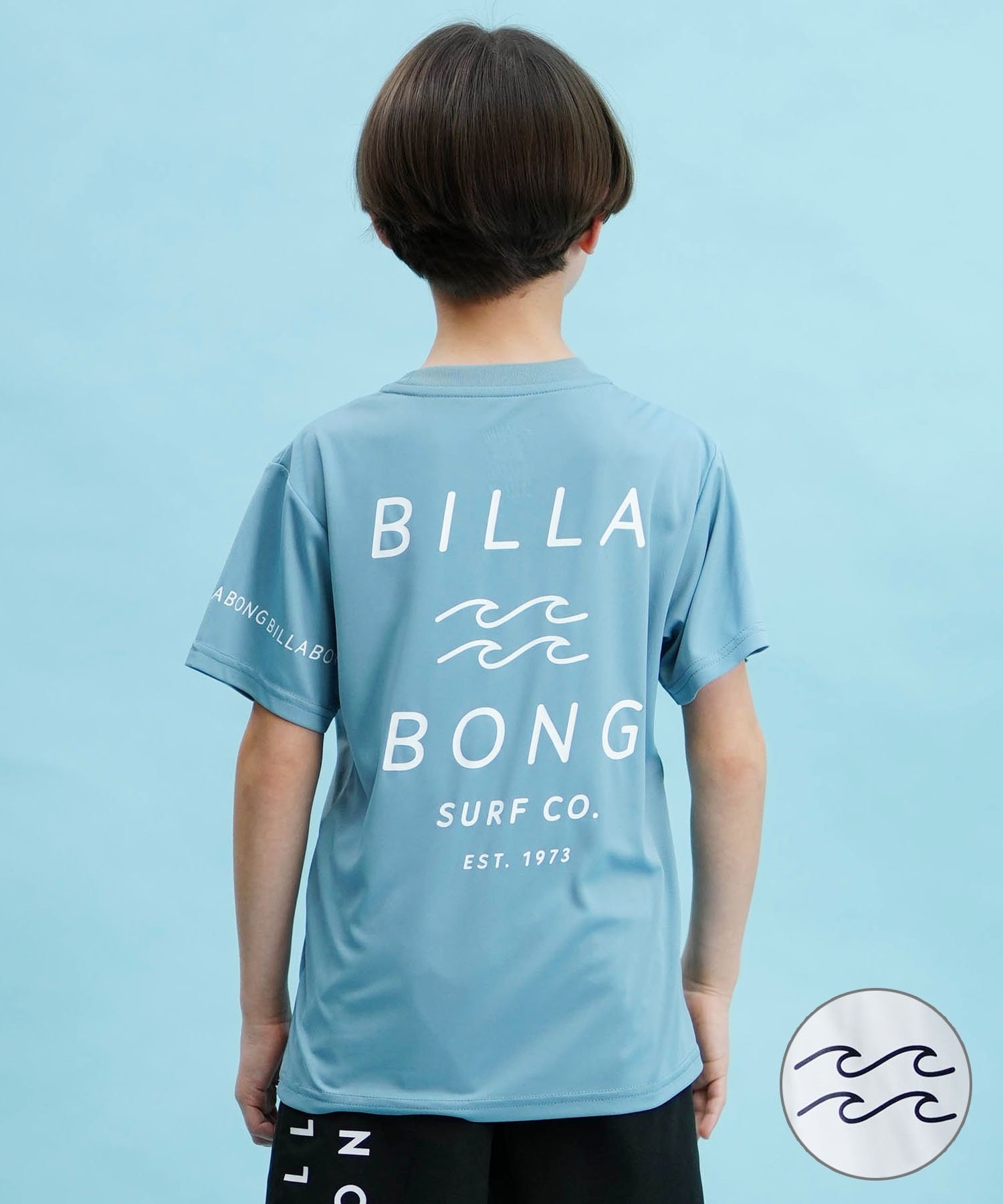 BILLABONG ビラボン 半袖 Tシャツ キッズ ラッシュガード 水陸両用 RASH TEE BE01E-851  ショートスリーブ｜ムラサキスポーツオンラインストア 通販