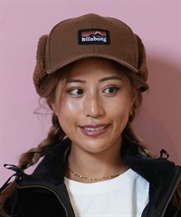 BILLABONG ビラボン キャップ 帽子 耳当て ボア 防寒 TRAPPER CAP トラッパーキャップ BE014-903(BRN-FREE)