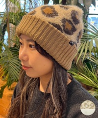 BILLABONG ビラボン ビーニー ニットキャップ ニット帽 帽子 レオパード柄 LEOPARD JQ BEANIE BE014-914 ムラサキスポーツ限定(CME0-FREE)