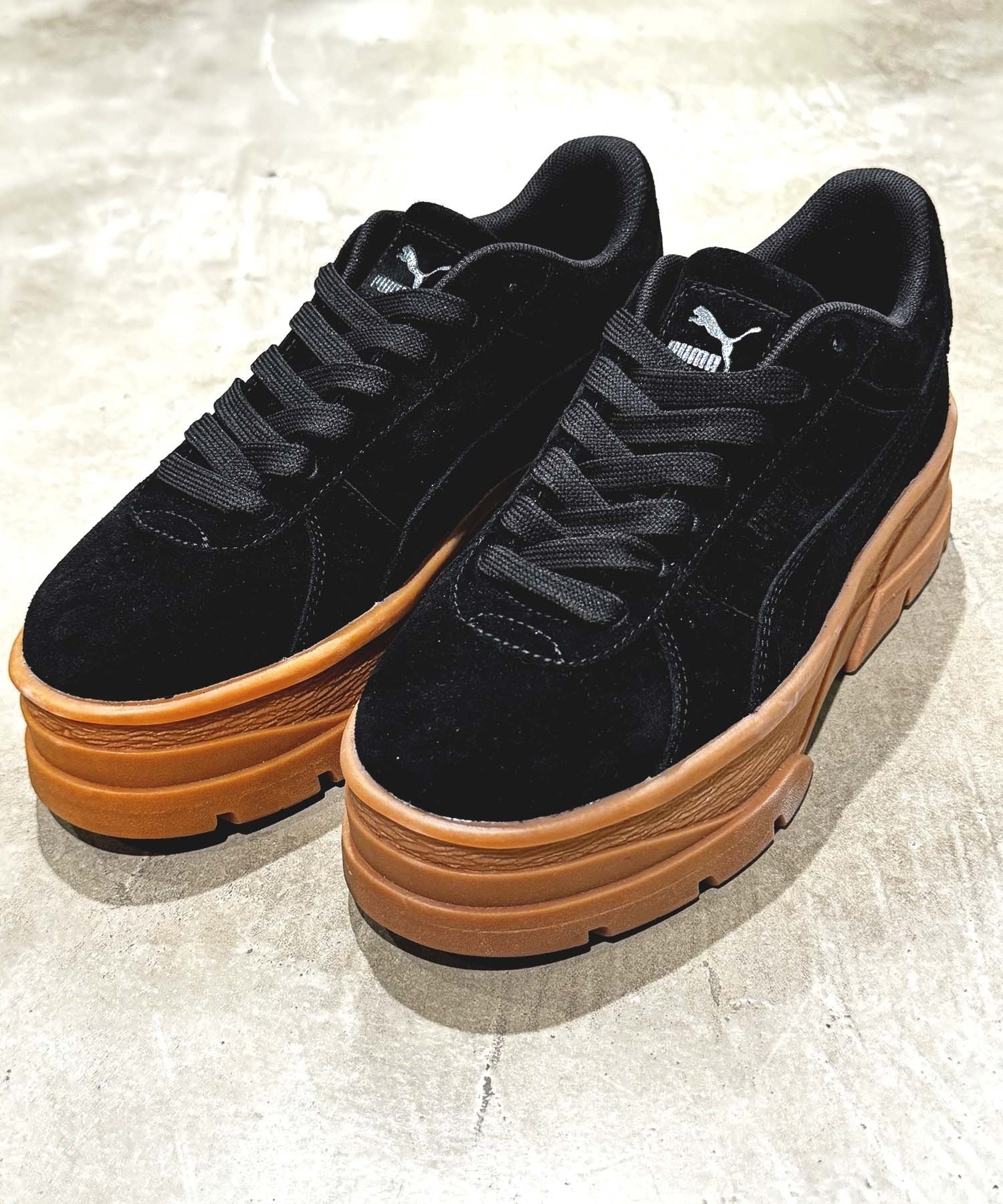 PUMA プーマ レディーズ スニーカー 厚底 PUMA RIVO SUEDE リボ スエード 398342  ライフスタイル｜ムラサキスポーツオンラインストア 通販