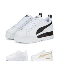 PUMA プーマ スニーカー レディース 厚底 MAYZE WEDGE WNS メイズ ウェッジ ウィメンズ 386273(01-23.0cm)