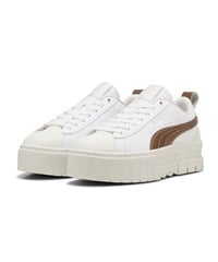 PUMA プーマ シューズ レディース スニーカー 厚底 MAYZE GLOW-UP メイズ 398384(01-23.0cm)