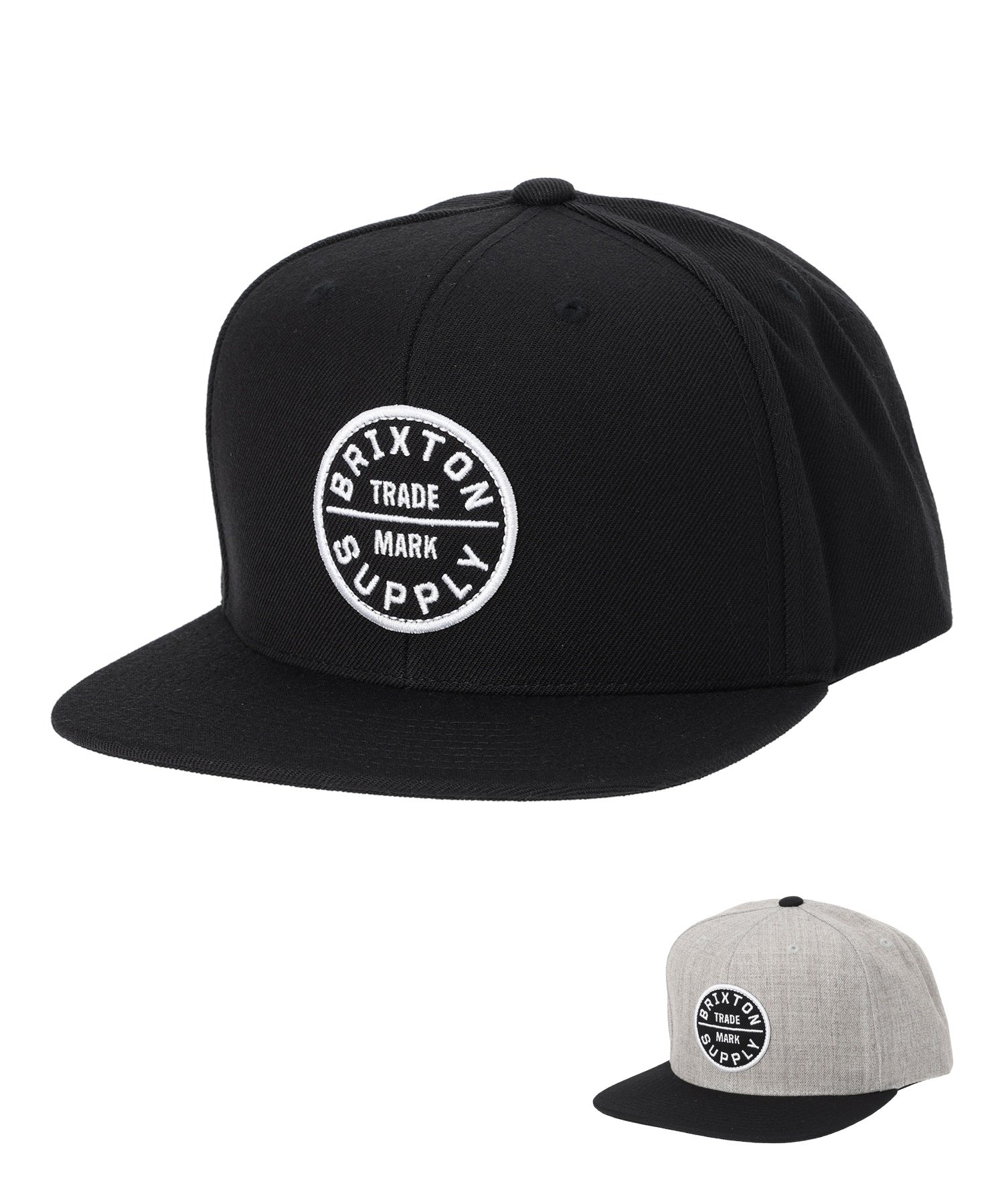 BRIXTON/ブリクストン FLTV OATH III SNAPBACK 10777 キャップ(BLACK-FREE)