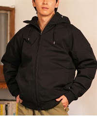 VOLCOM ボルコム アウター 中綿 メンズ フード付きジャケット ジップアップ 撥水 防汚 Hernan 10K Jacket A1732408(BLK-S)