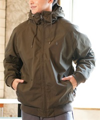 VOLCOM ボルコム アウター 中綿 メンズ フード付きジャケット ジップアップ 撥水 防汚 Hernan 10K Jacket A1732408(WRE-S)