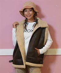 RIKKA FEMME リッカファム ベスト レディース フライトベスト ジャケット RF24FW11(BRN-FREE)