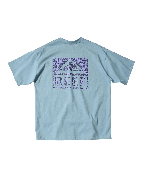 REEF リーフ 半袖 Tシャツ メンズ バックプリント RFTEM-M01 ムラサキスポーツ限定